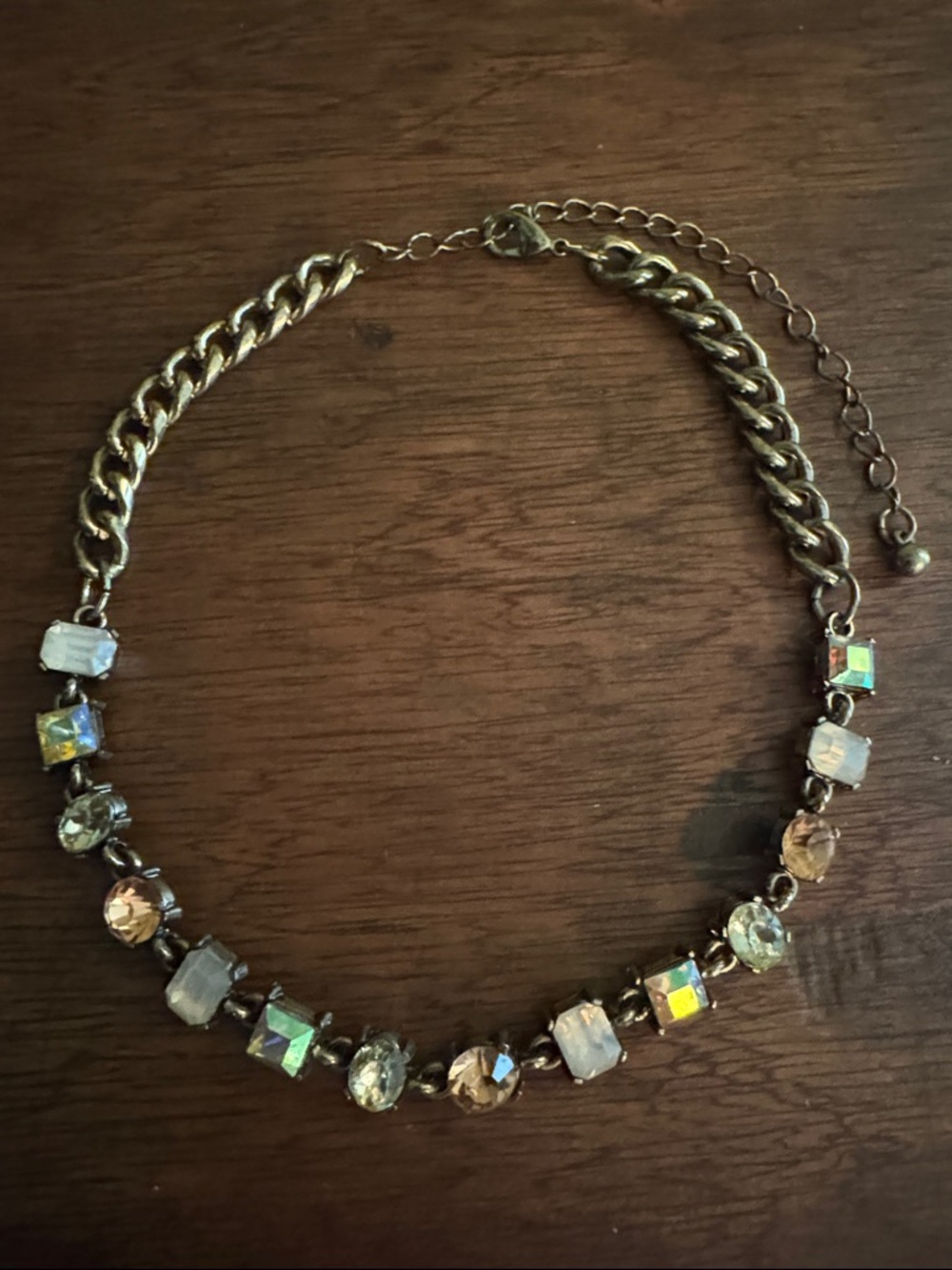 Crystal Statement Choker Necklace